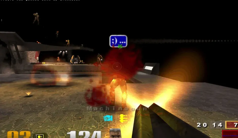 Quake III Arena game scene